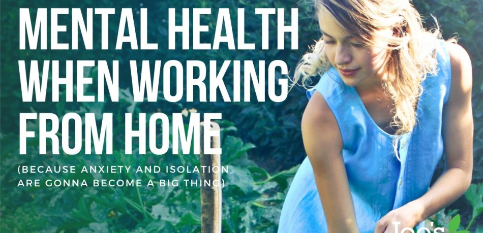 mental health when working from home