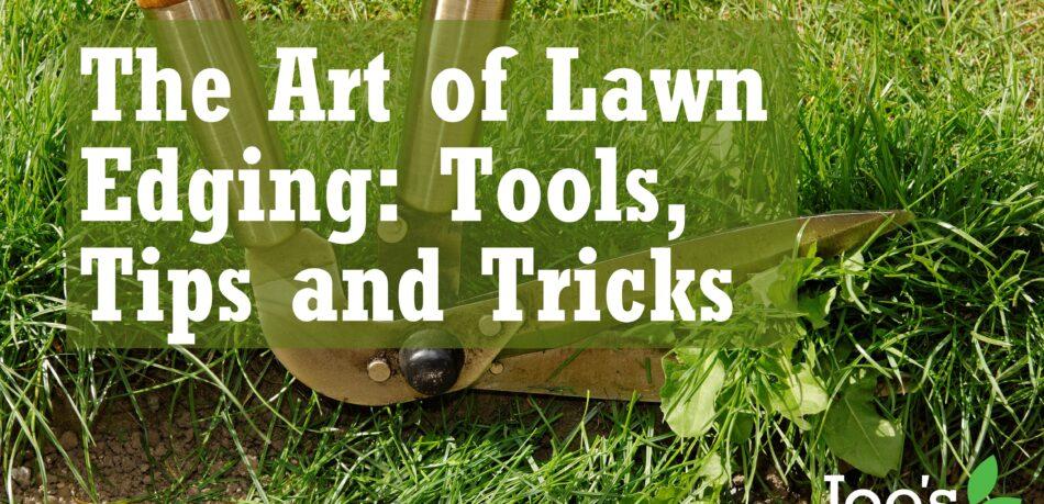 The Art of Lawn Edging, Tools, Tips and Tricks