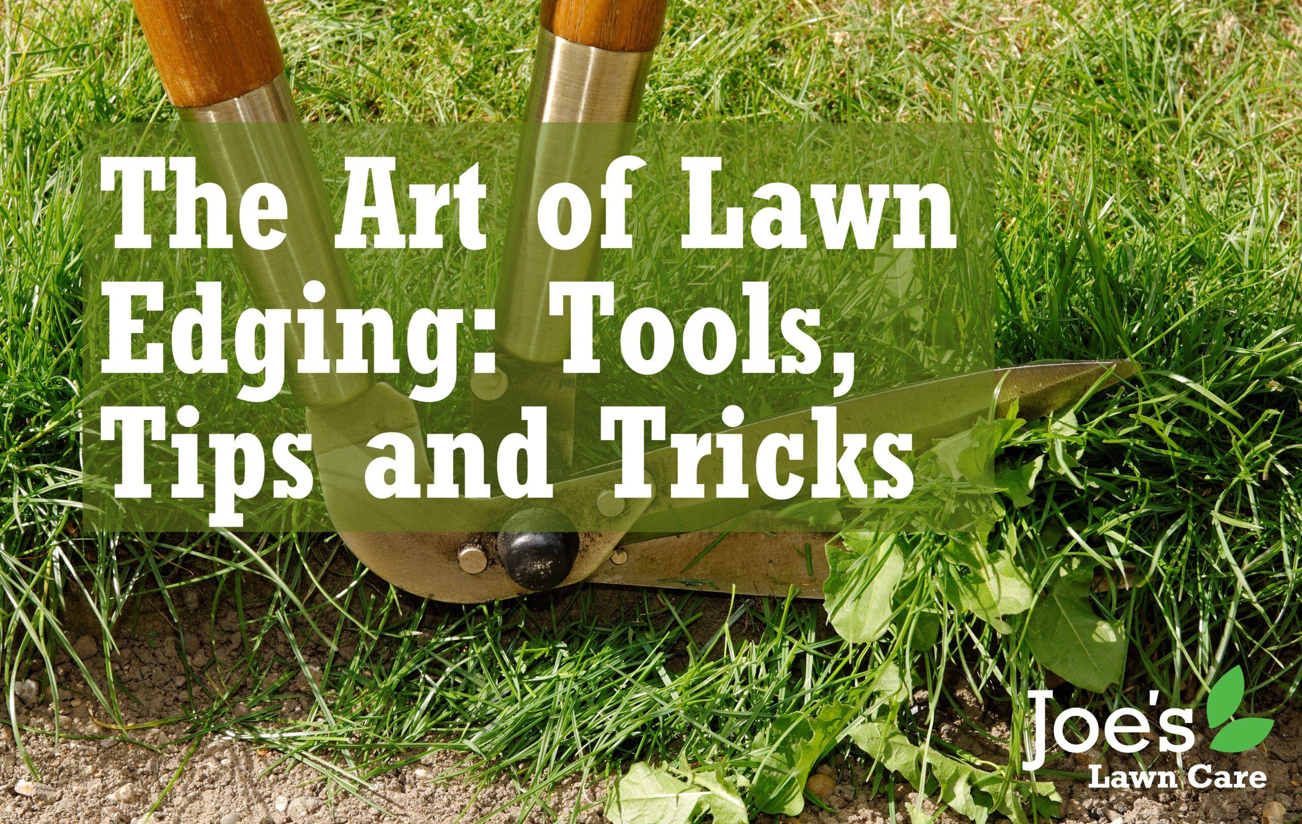 The Art of Lawn Edging, Tools, Tips and Tricks